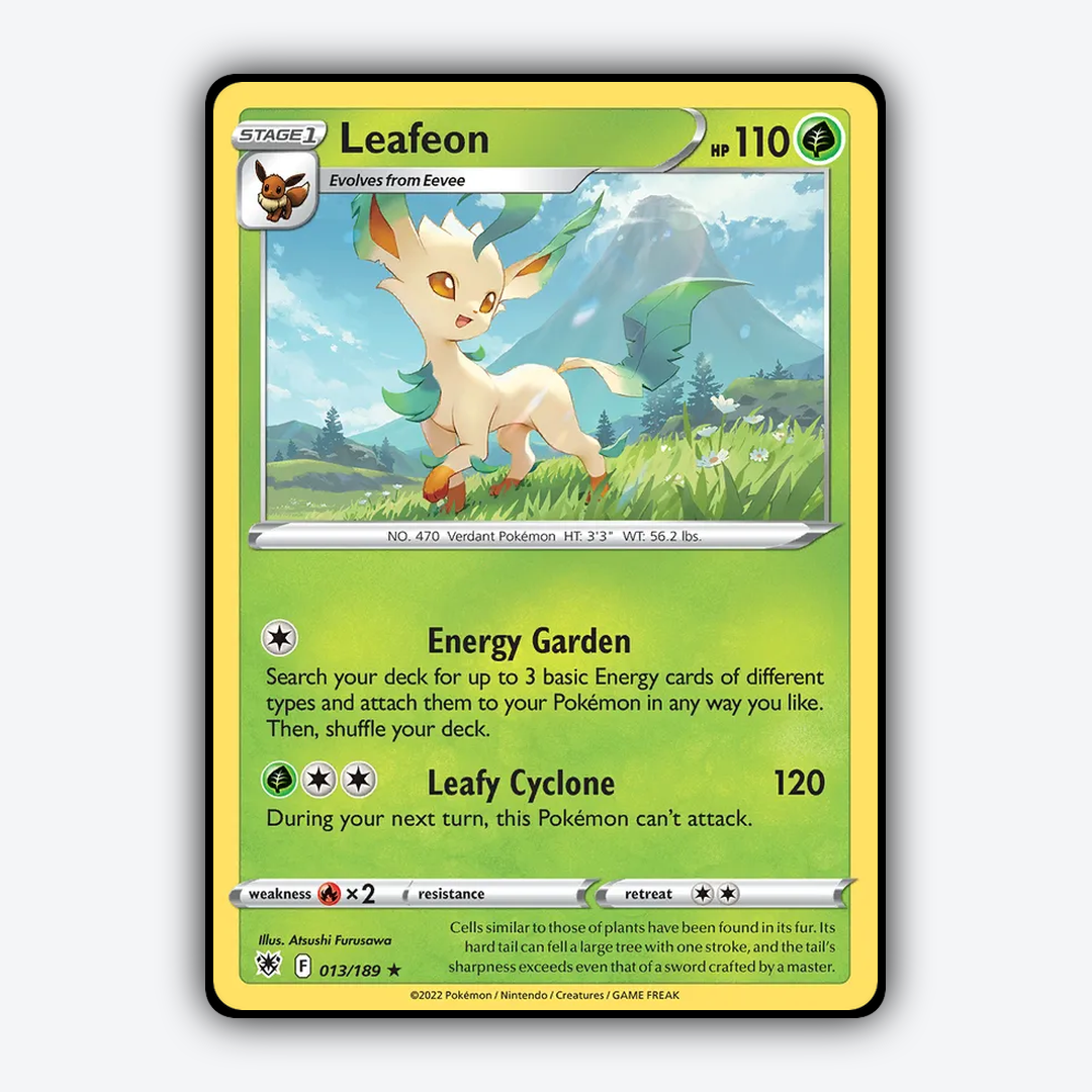 Leafeon 013/189 - Astral Radiance Set - Card Rug
