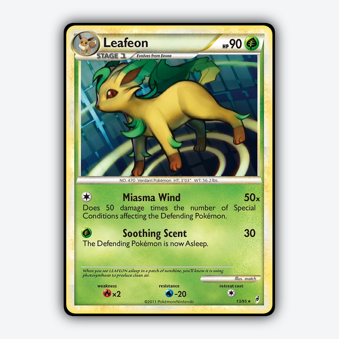 Leafeon 013/95 - Call of Legends Set - Card Rug