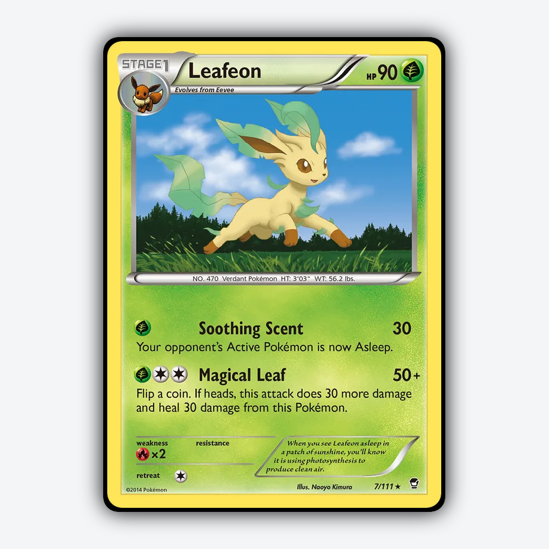 Leafeon 007/111 - Furious Fists Set - Card Rug
