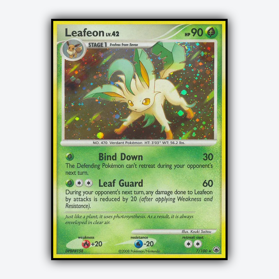 Leafeon 007/100 - Majestic Dawn Set - Card Rug