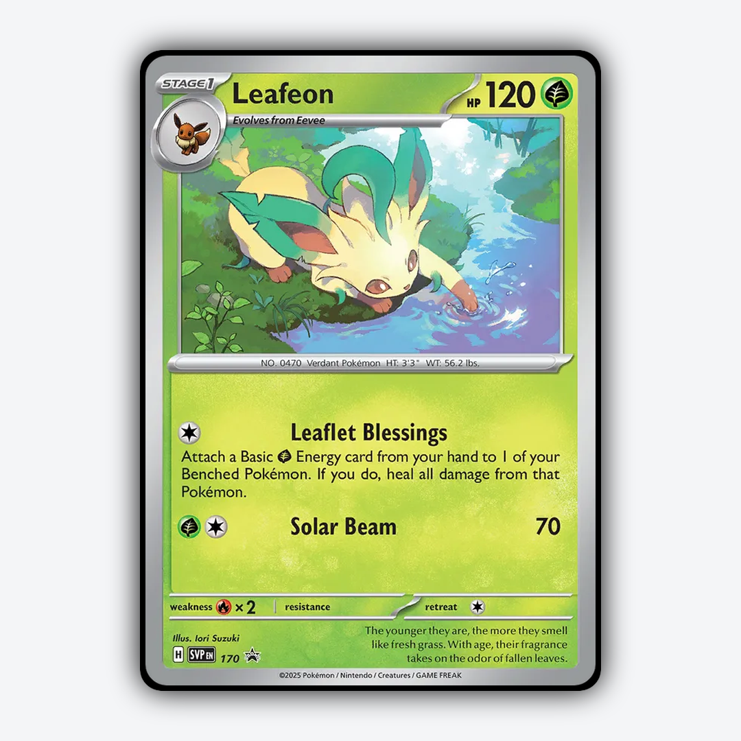Leafeon #170 - Scarlet & Violet Black Star Promos Set - Card Rug