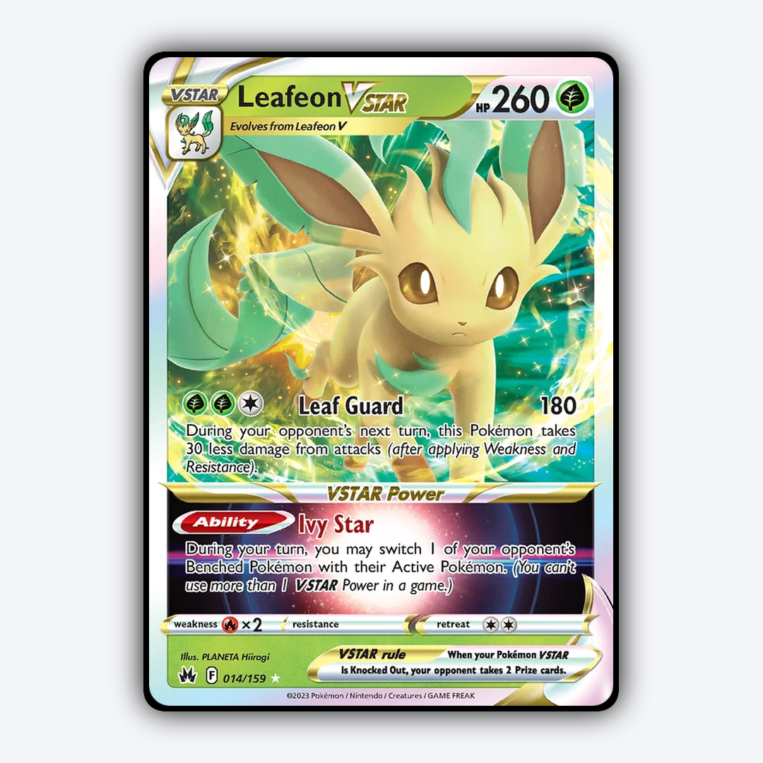 Leafeon VSTAR 014/159 - Crown Zenith Set - Card Rug