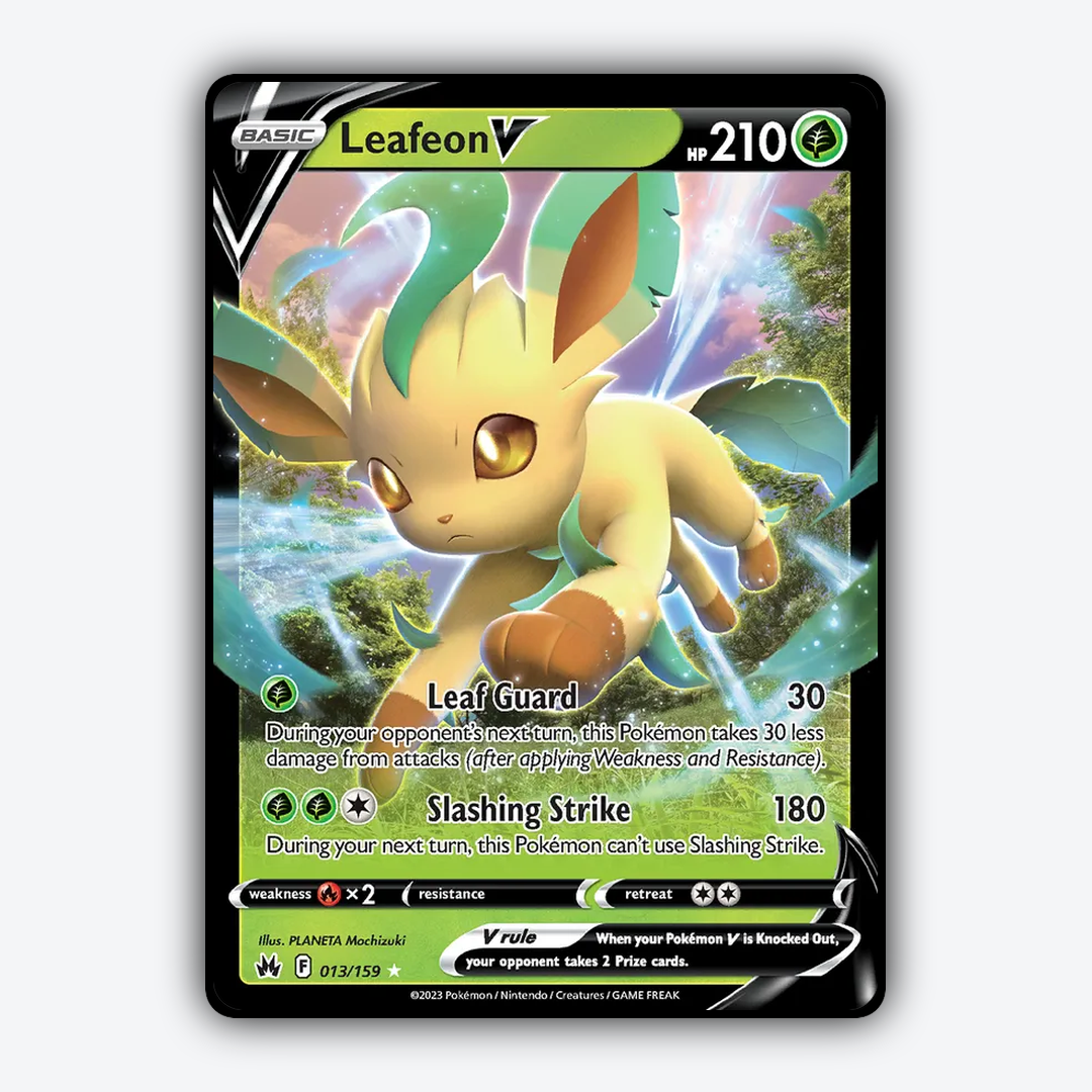 Leafeon V 013/159 - Crown Zenith Set - Card Rug