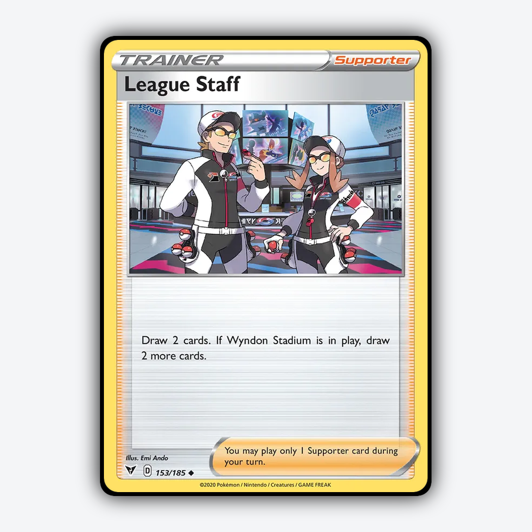 League Staff 153/185 - Vivid Voltage Set - Card Rug