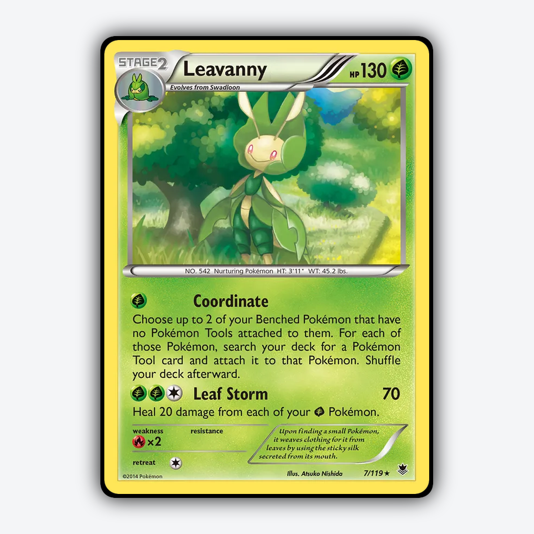 Leavanny 007/119 - Phantom Forces Set - Card Rug