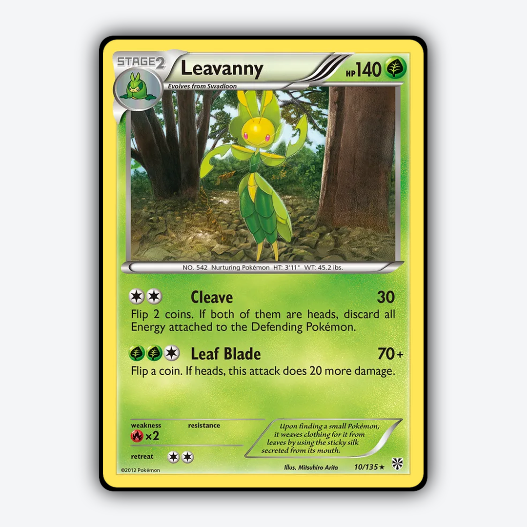 Leavanny 010/135 - Plasma Storm Set - Card Rug