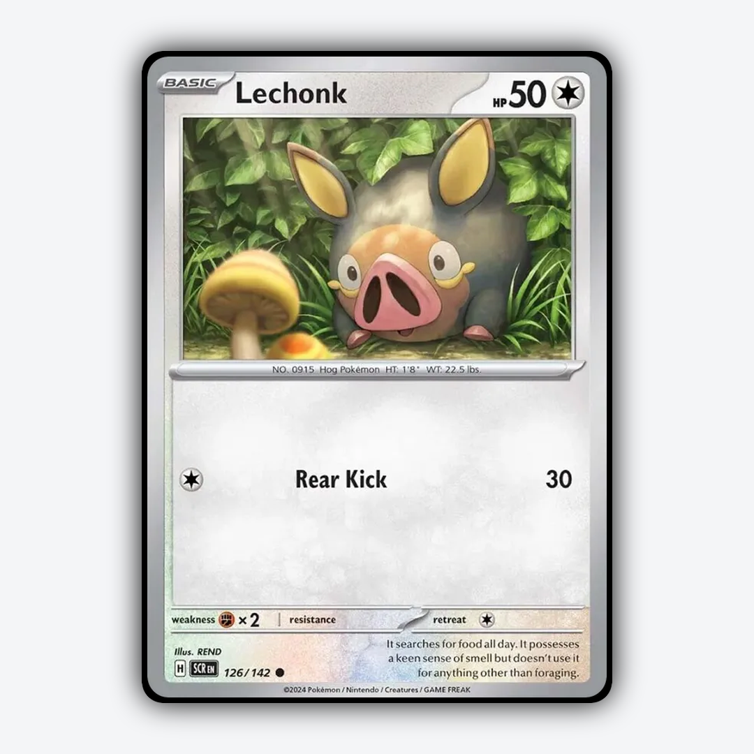 Lechonk 126/142 - Stellar Crown Set - Card Rug