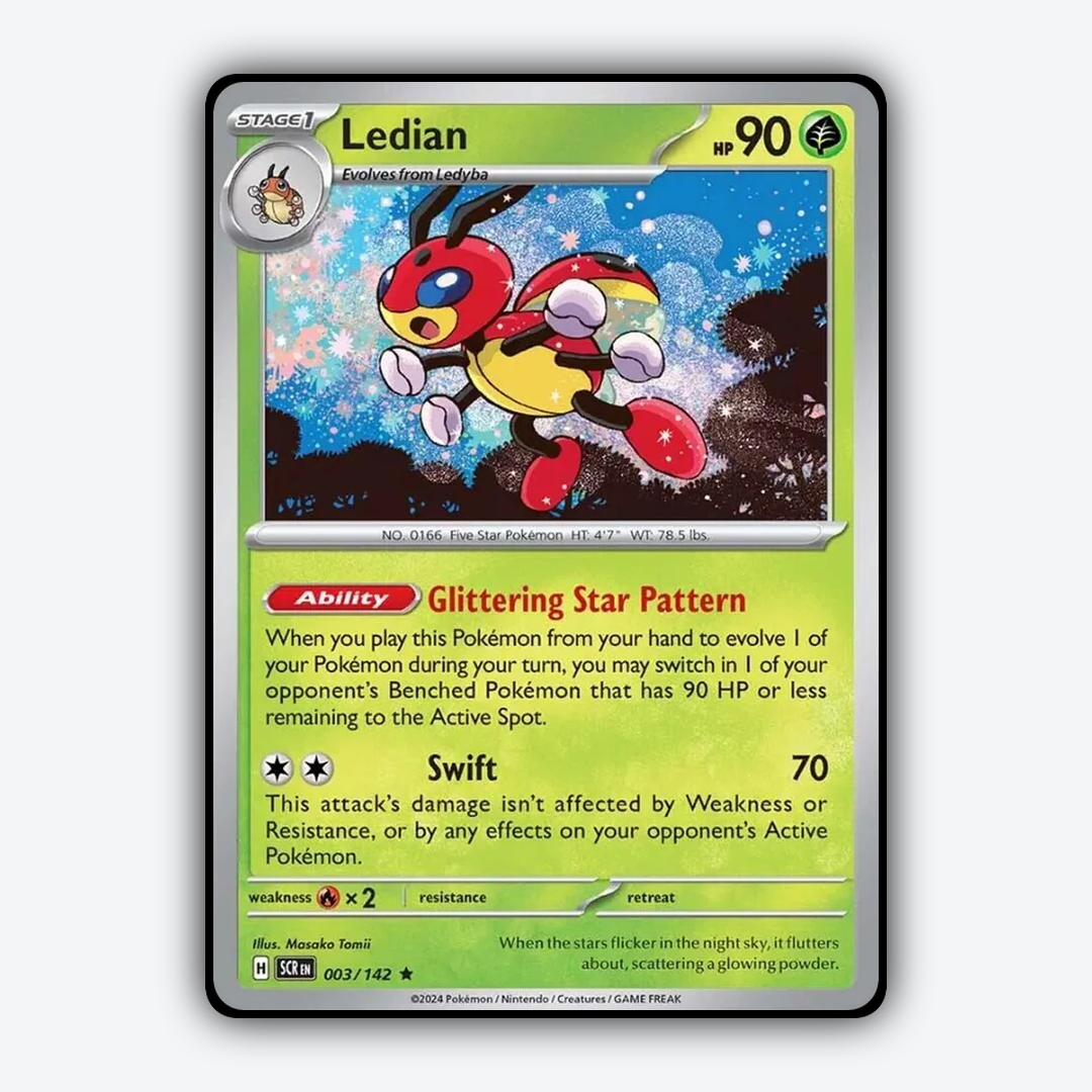 Ledian 003/142 - Stellar Crown Set - Card Rug