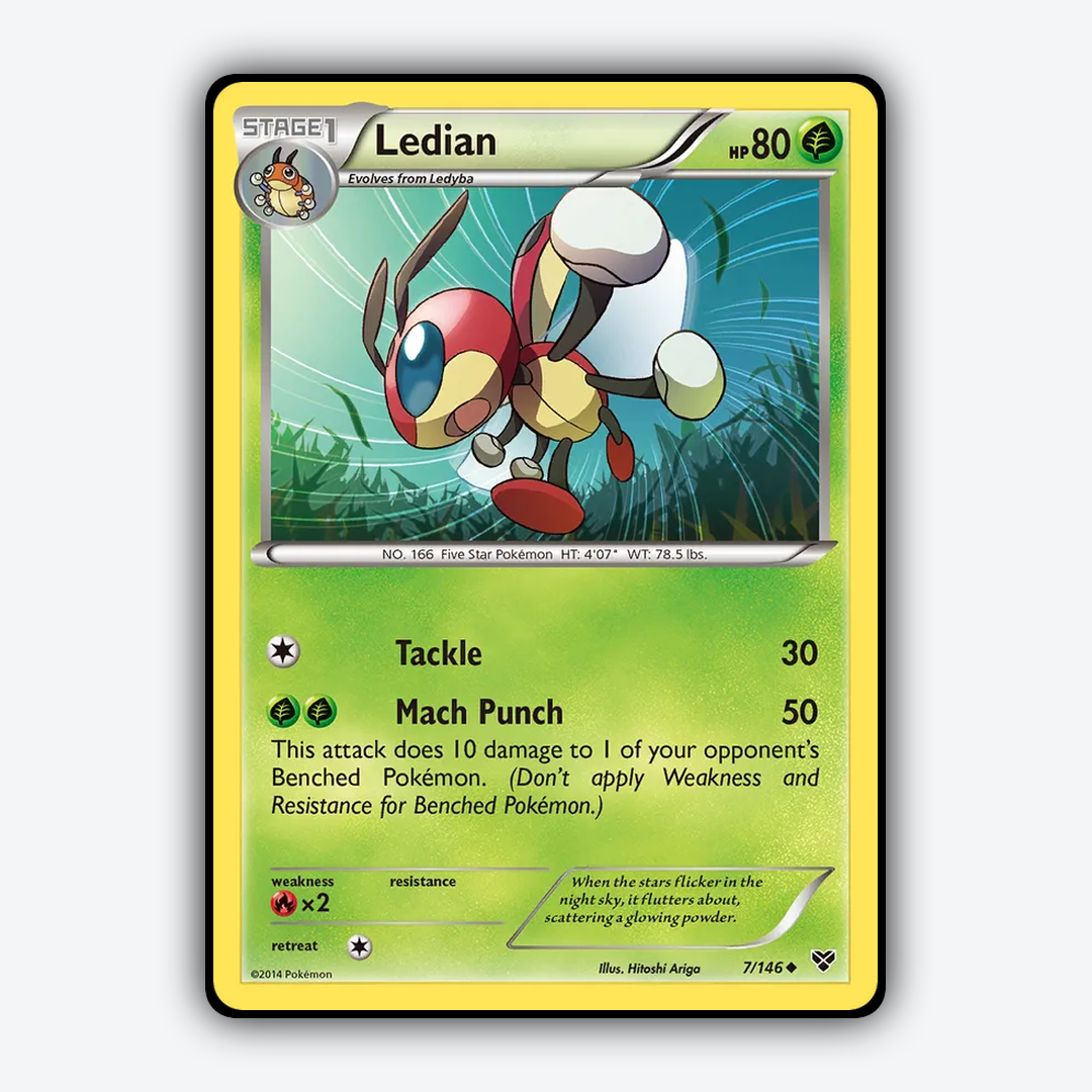 Ledian 007/146 - XY Set - Card Rug