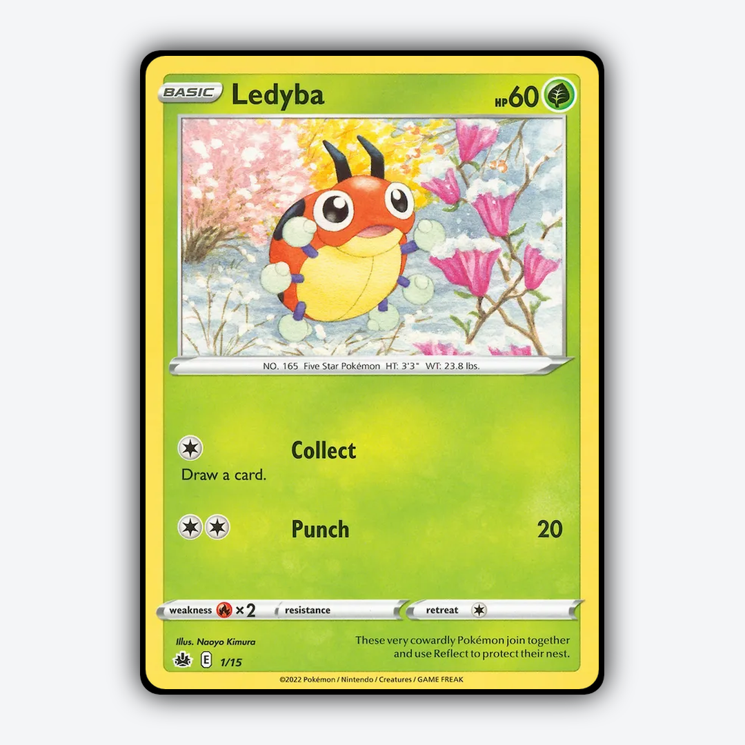 Ledyba 001/15 - McDonald's Collection 2022 Set - Card Rug