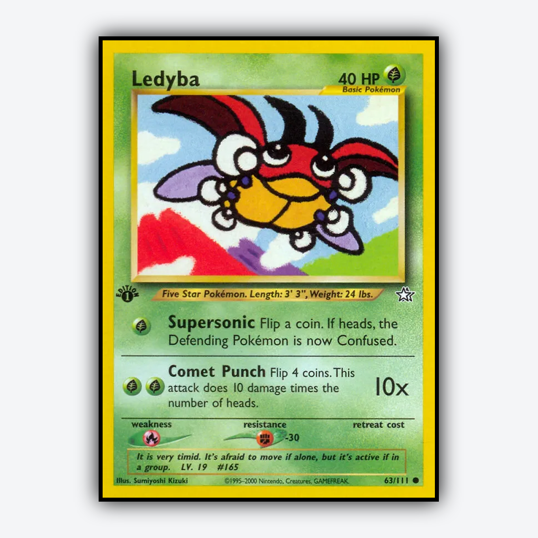 Ledyba 063/111 - Neo Genesis Set - Card Rug