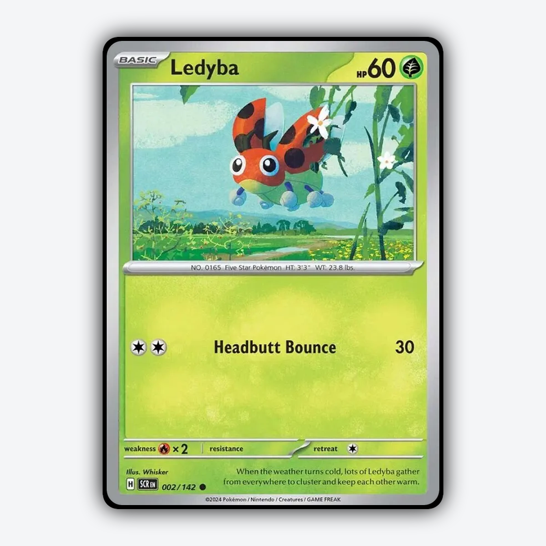 Ledyba 002/142 - Stellar Crown Set - Card Rug