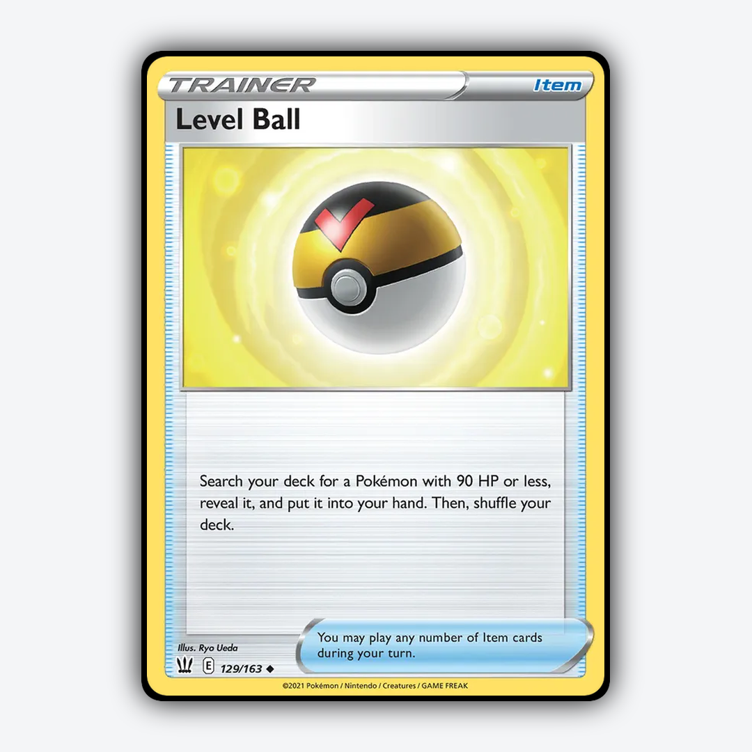 Level Ball 129/163 - Battle Styles Set - Card Rug