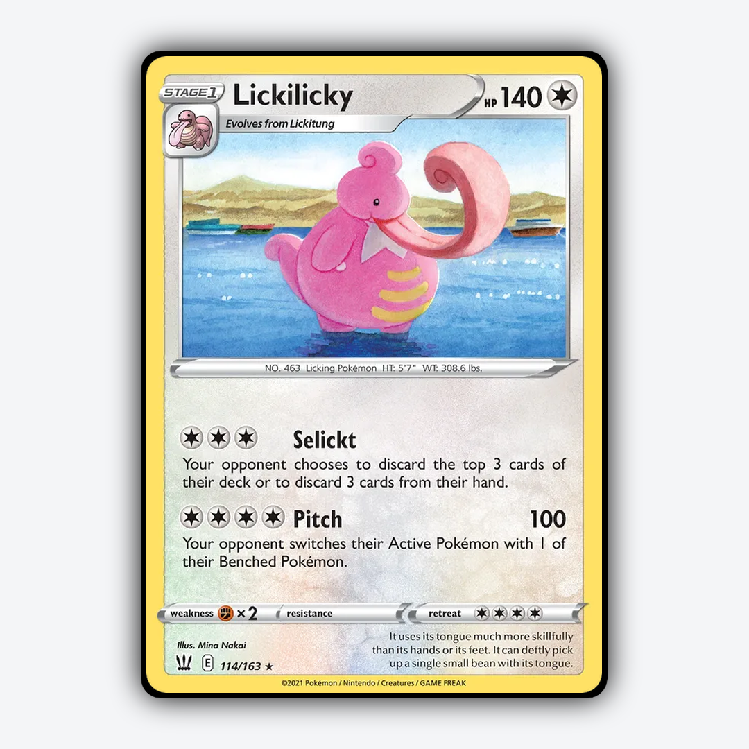 Lickilicky 114/163 - Battle Styles Set - Card Rug