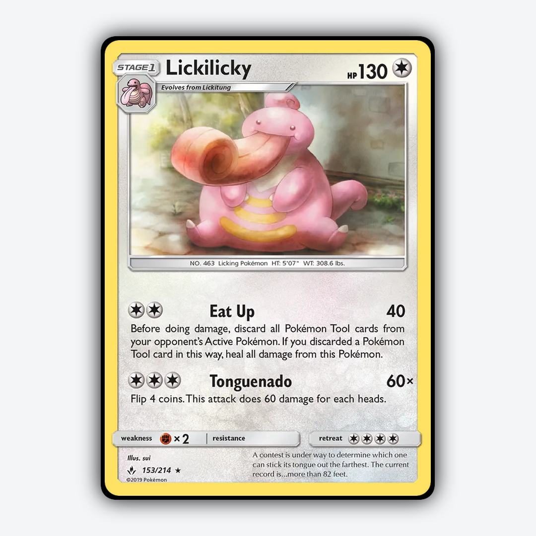 Lickilicky 153/214 - Unbroken Bonds Set - Card Rug