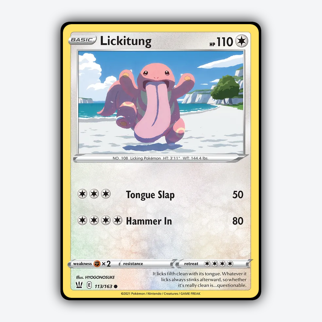 Lickitung 113/163 - Battle Styles Set - Card Rug