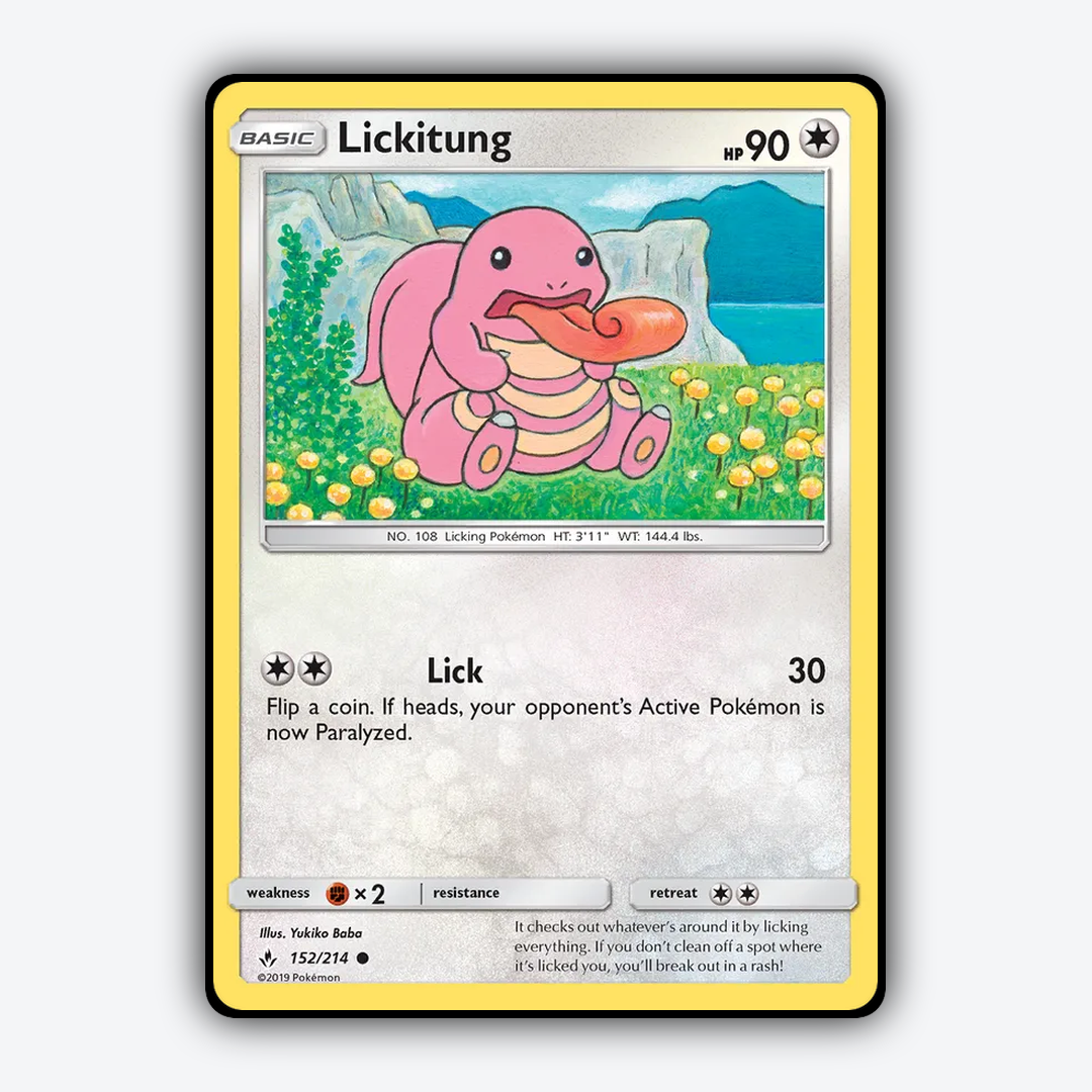 Lickitung 152/214 - Unbroken Bonds Set - Card Rug