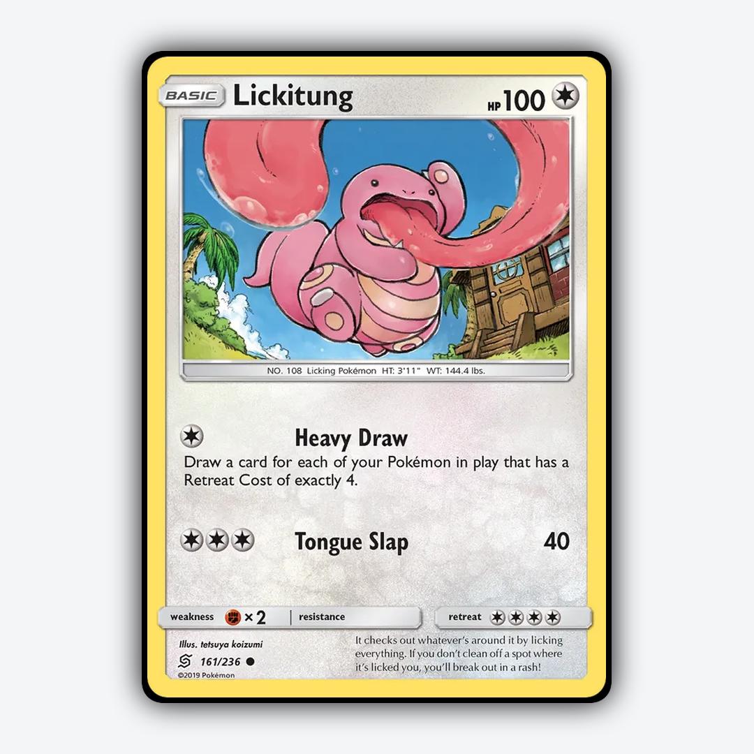 Lickitung 161/236 - Unified Minds Set - Card Rug