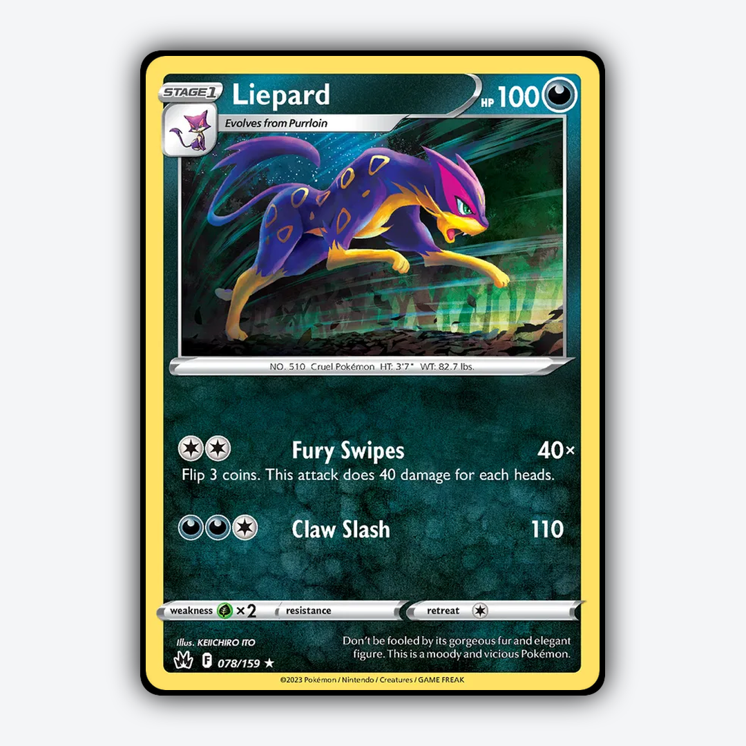Liepard 078/159 - Crown Zenith Set - Card Rug