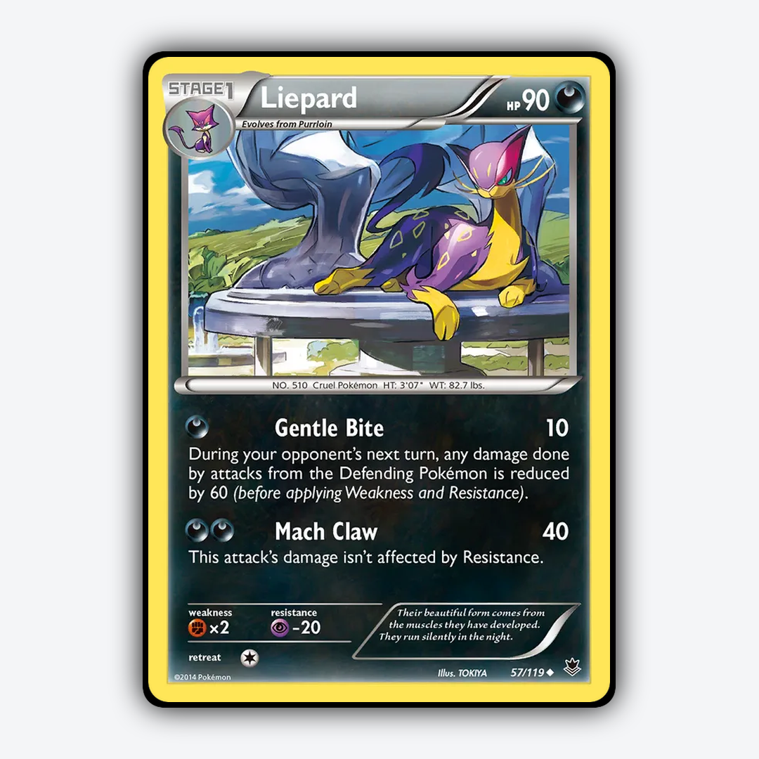 Liepard 057/119 - Phantom Forces Set - Card Rug