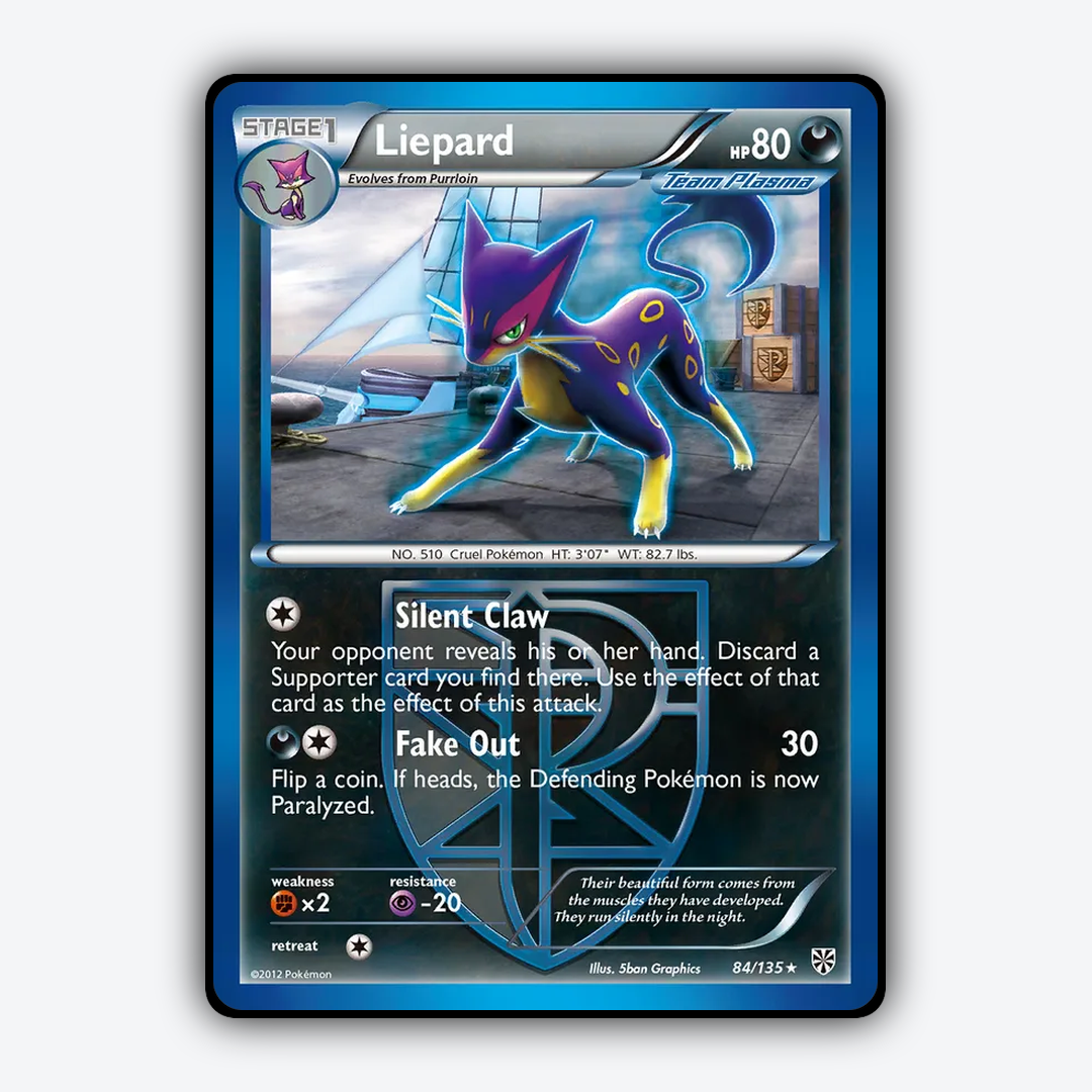 Liepard 084/135 - Plasma Storm Set - Card Rug