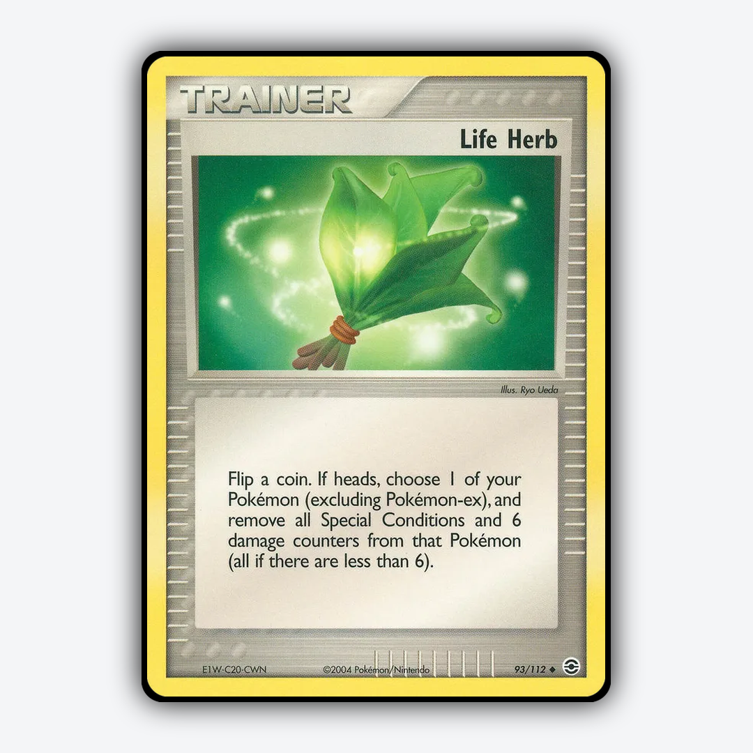 Life Herb 093/112 - FireRed & LeafGreen Set - Card Rug