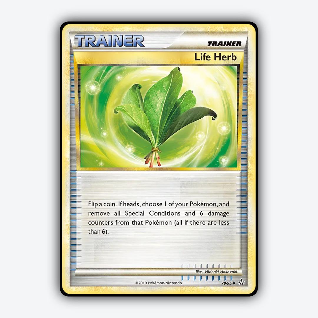 Life Herb 079/95 - HS—Unleashed Set - Card Rug