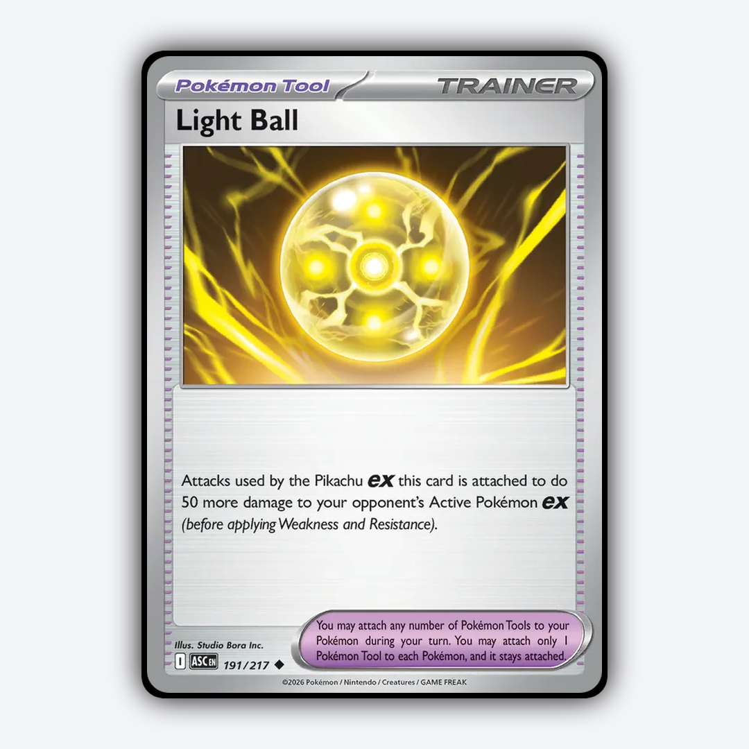 Light Ball 191/217 - Ascended Heroes Set - Card Rug