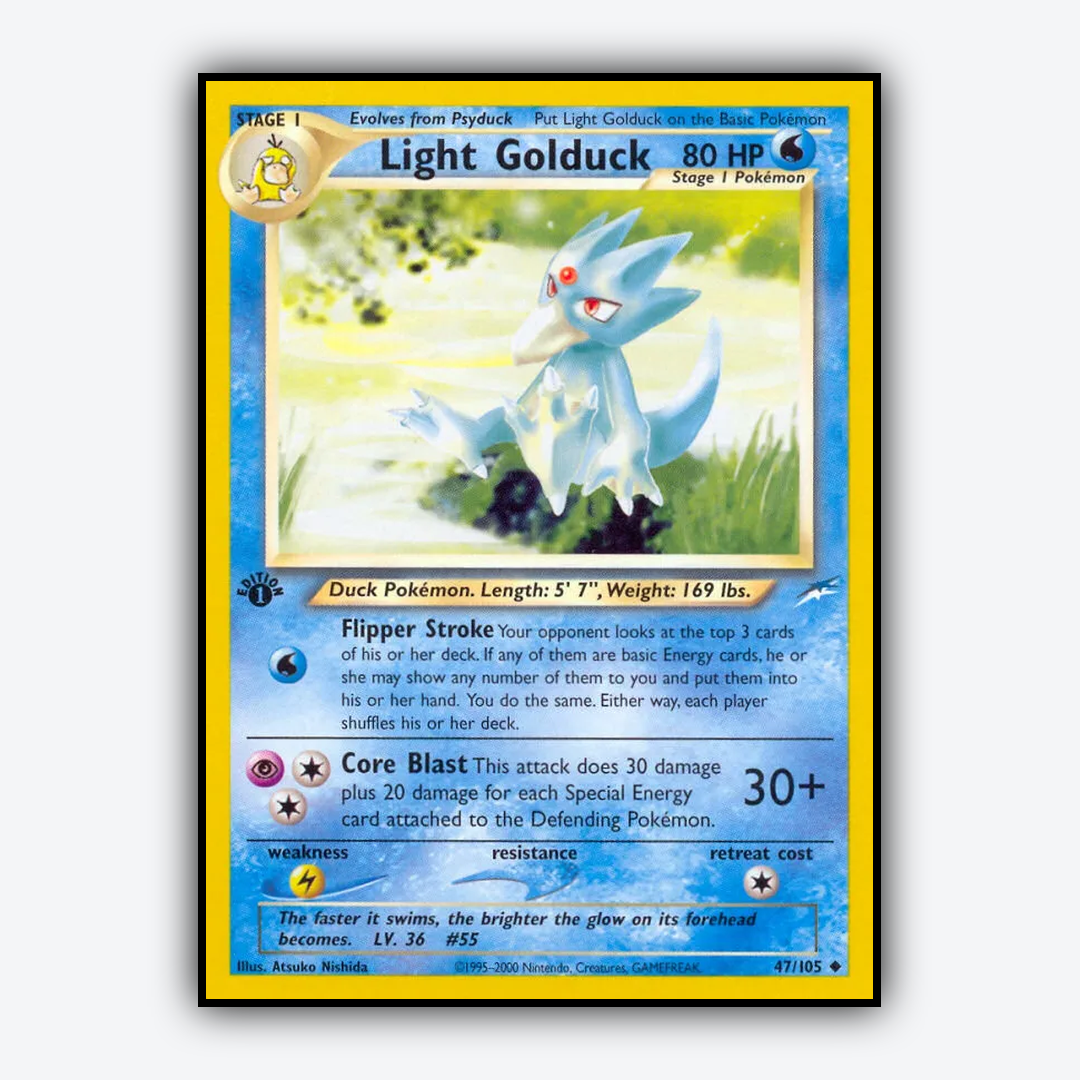 Light Golduck 047/105 - Neo Destiny Set - Card Rug
