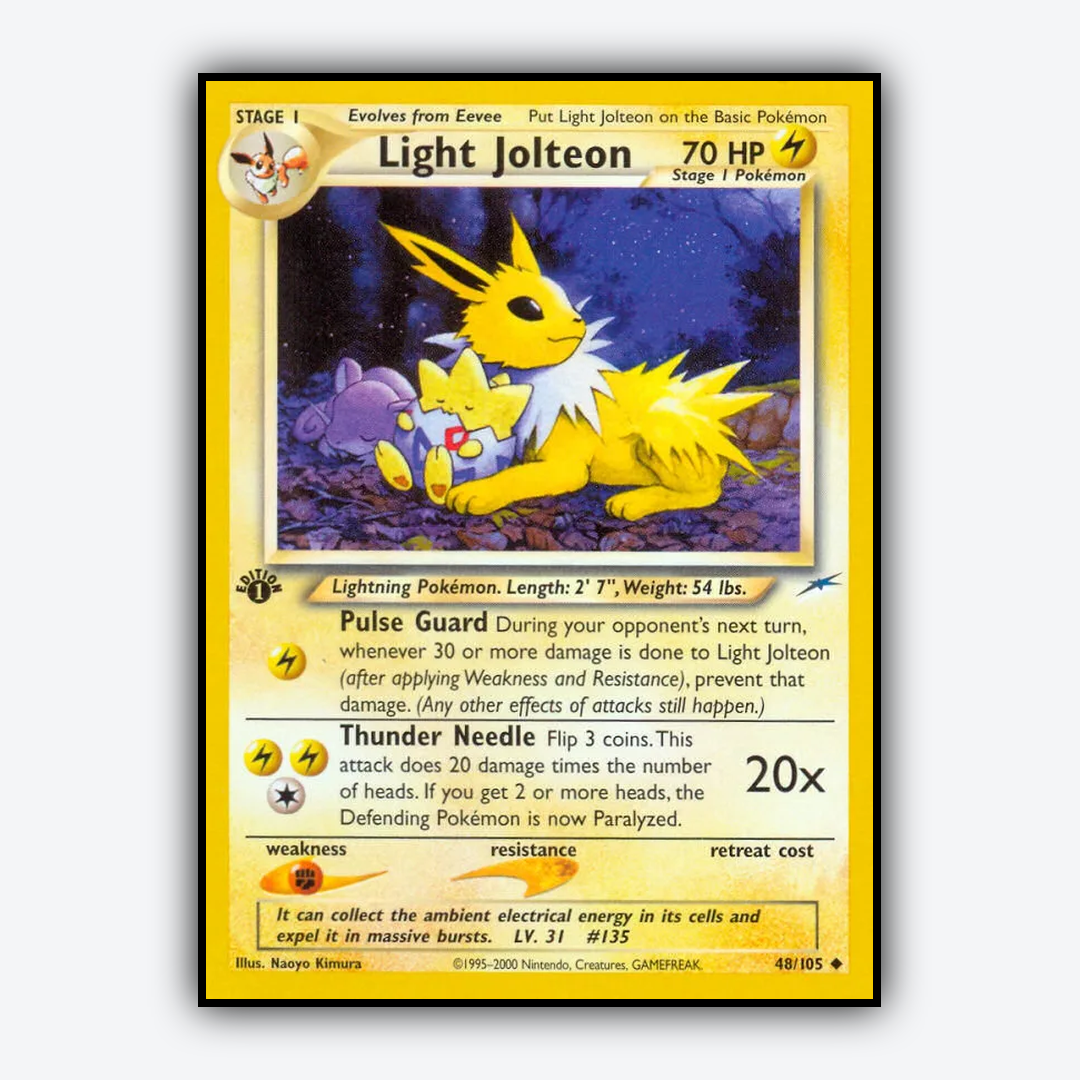 Light Jolteon 048/105 - Neo Destiny Set - Card Rug