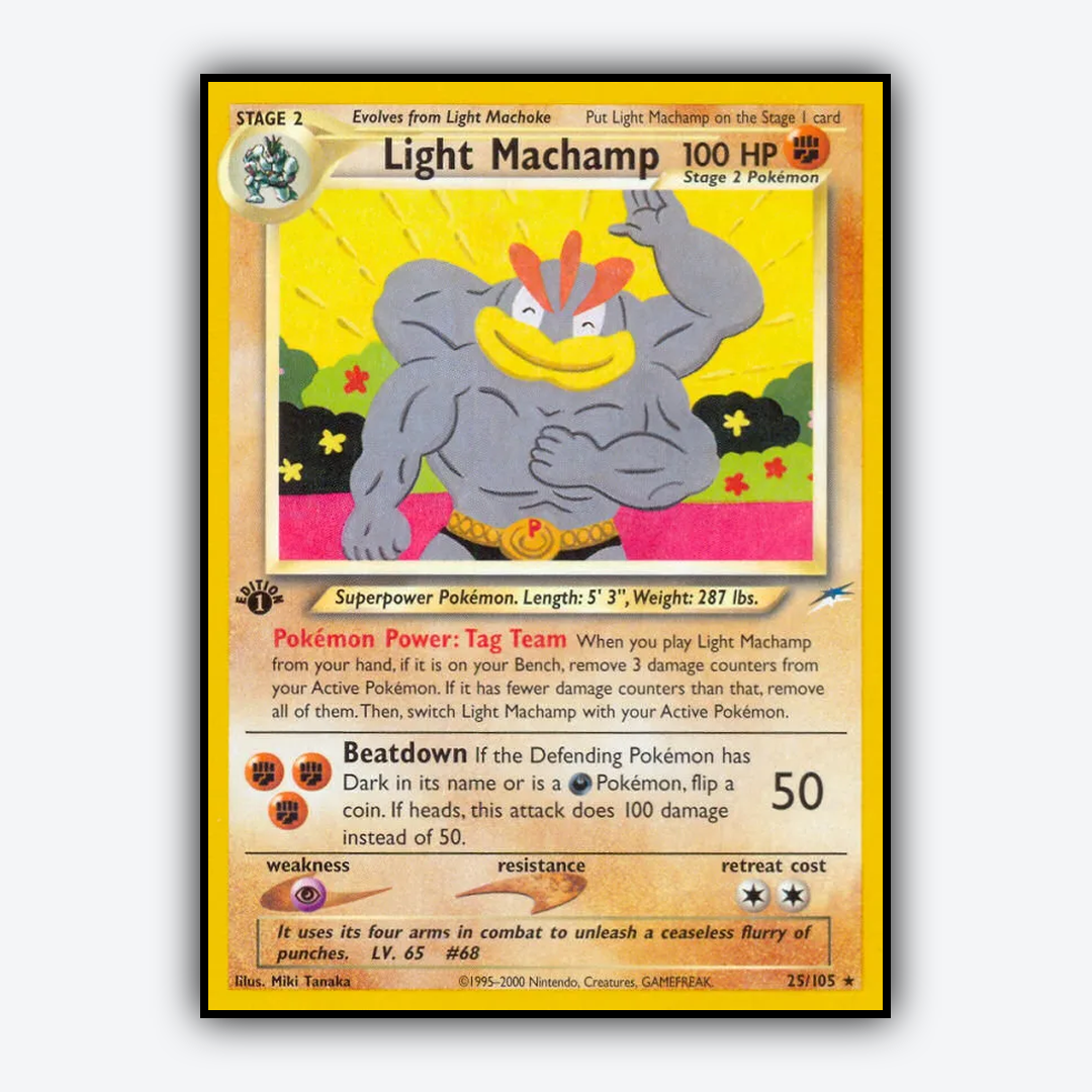 Light Machamp 025/105 - Neo Destiny Set - Card Rug