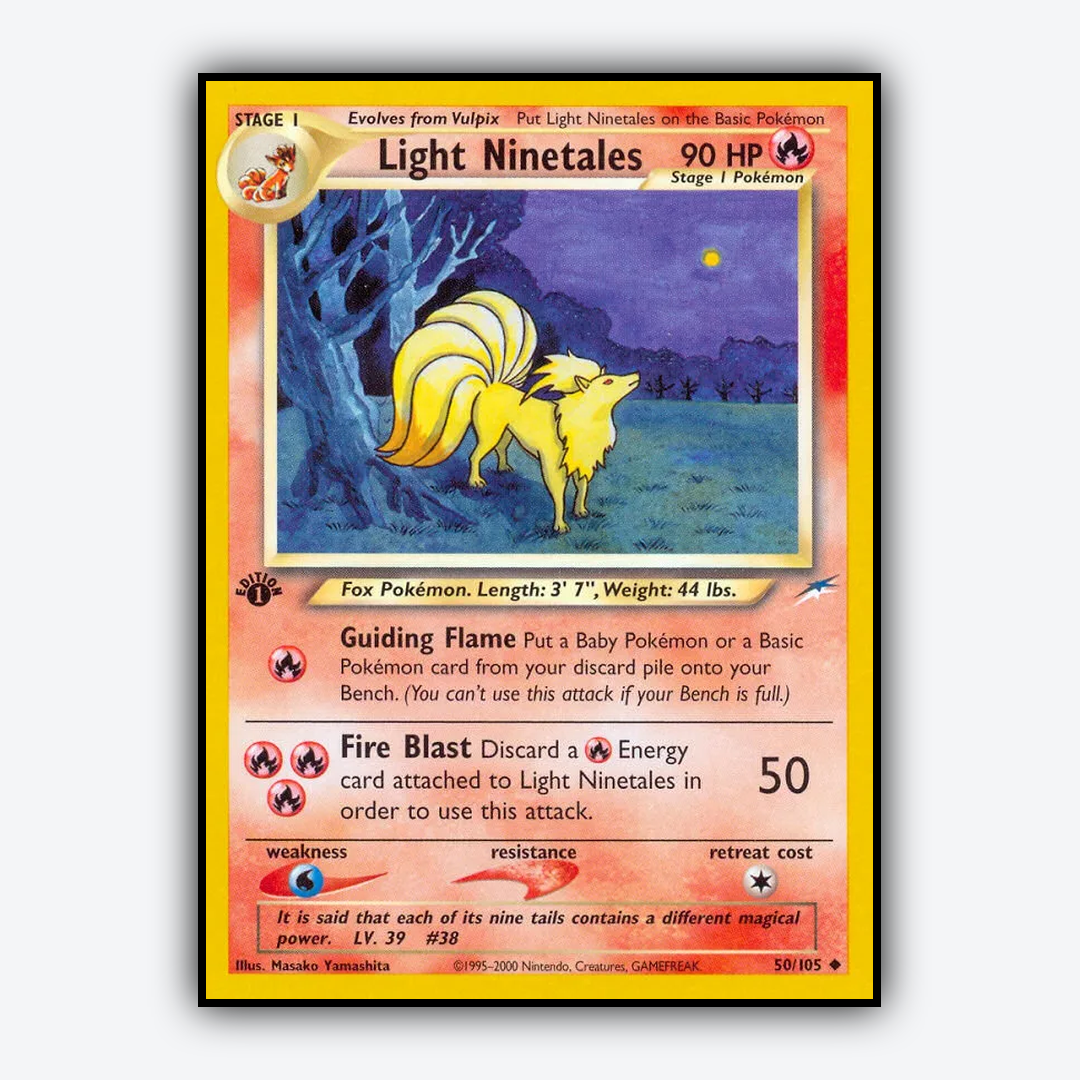 Light Ninetales 050/105 - Neo Destiny Set - Card Rug