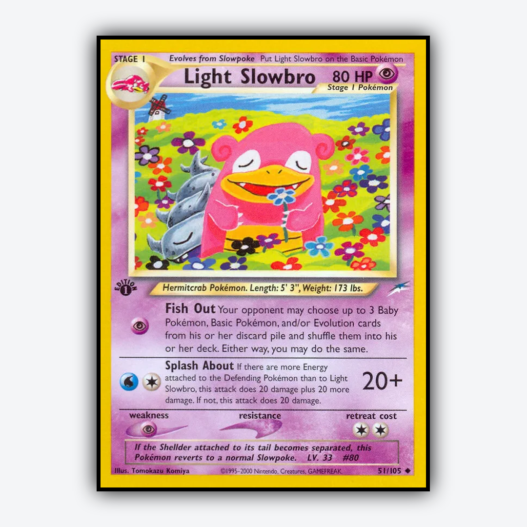Light Slowbro 051/105 - Neo Destiny Set - Card Rug