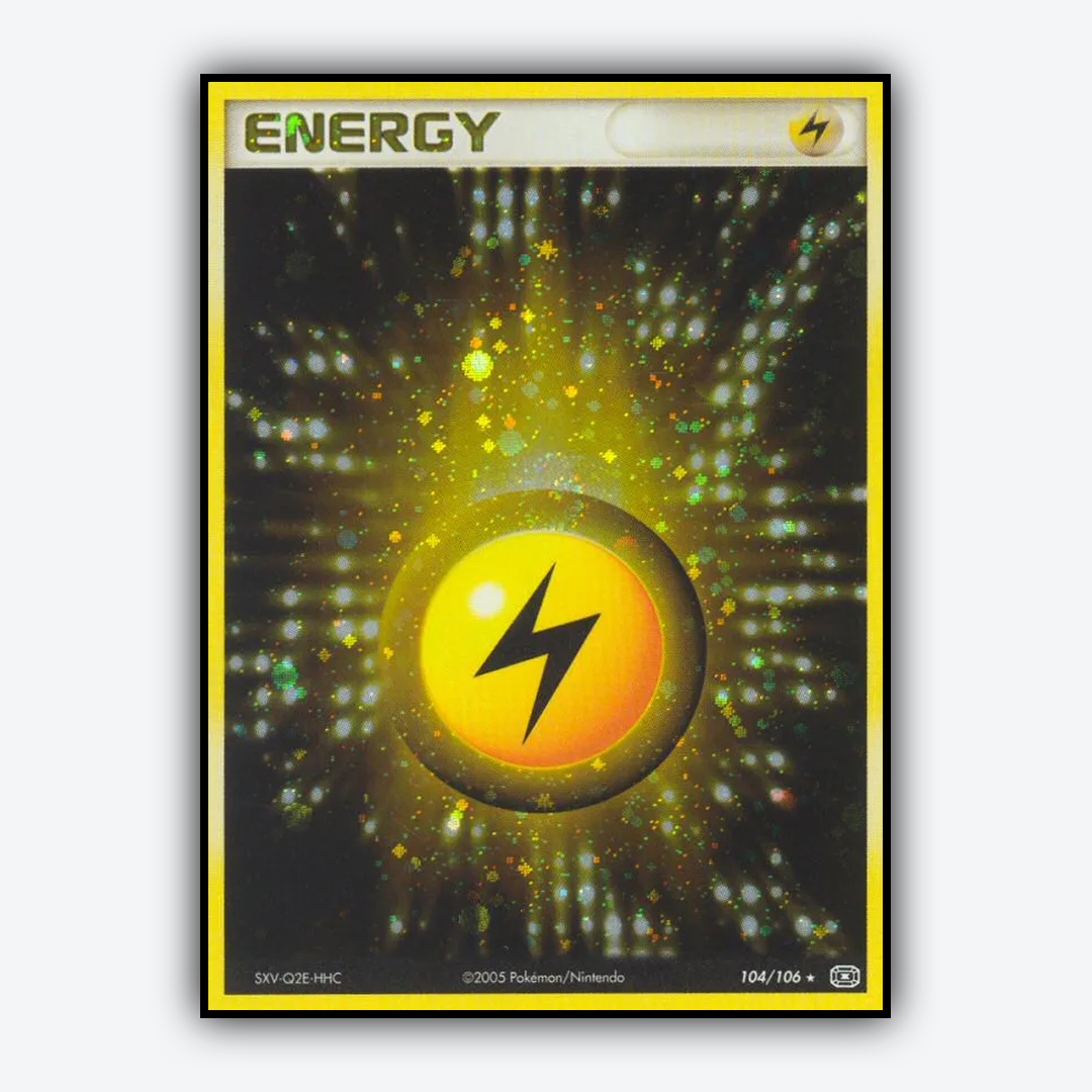Lightning Energy 104/106 - Emerald Set - Card Rug