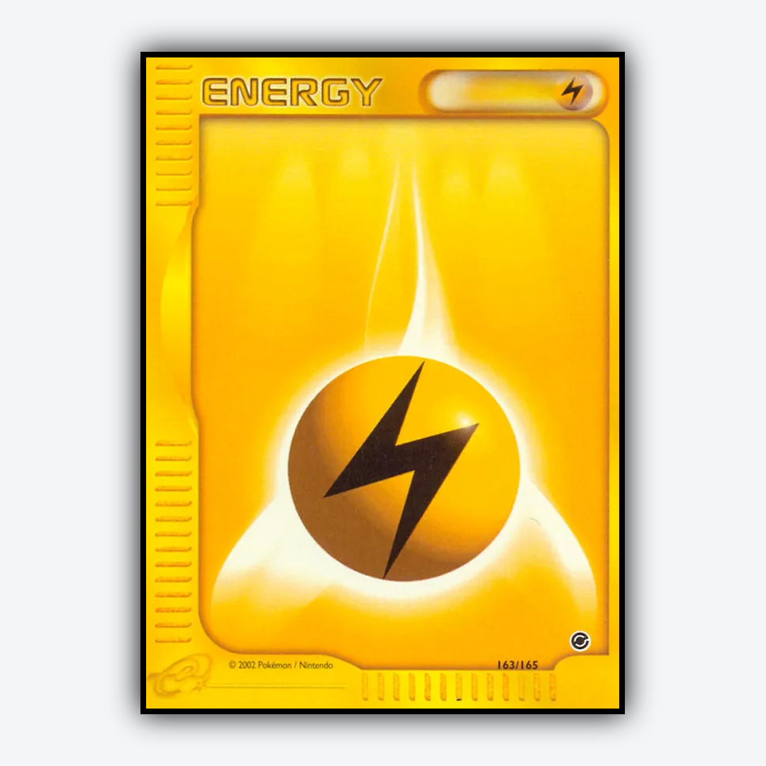 Lightning Energy 163/165 - Expedition Base Set - Card Rug
