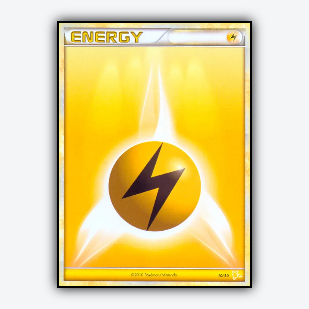 Lightning Energy 010/30 - HGSS Trainer Kit Raichu Set - Card Rug