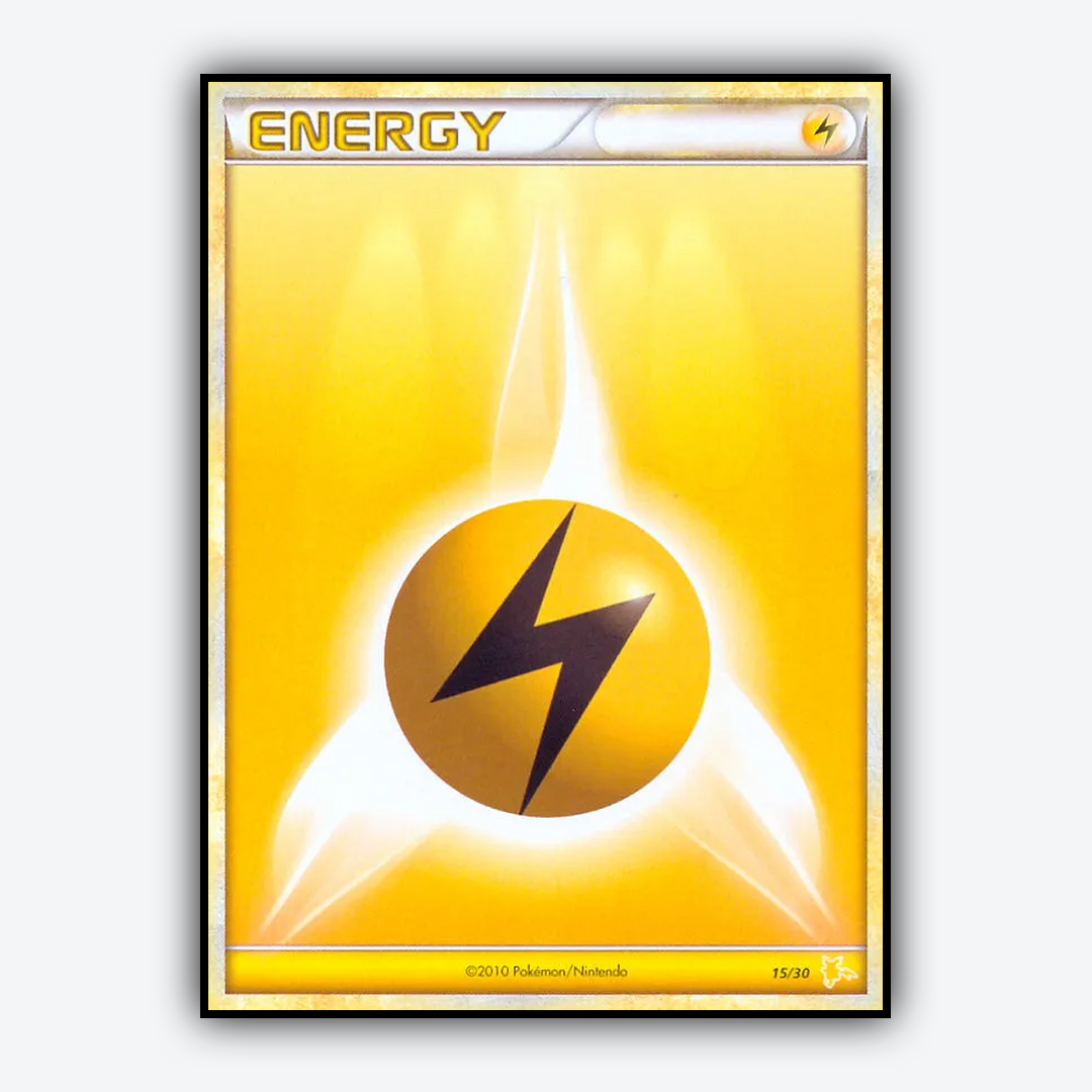 Lightning Energy 015/30 - HGSS Trainer Kit Raichu Set - Card Rug