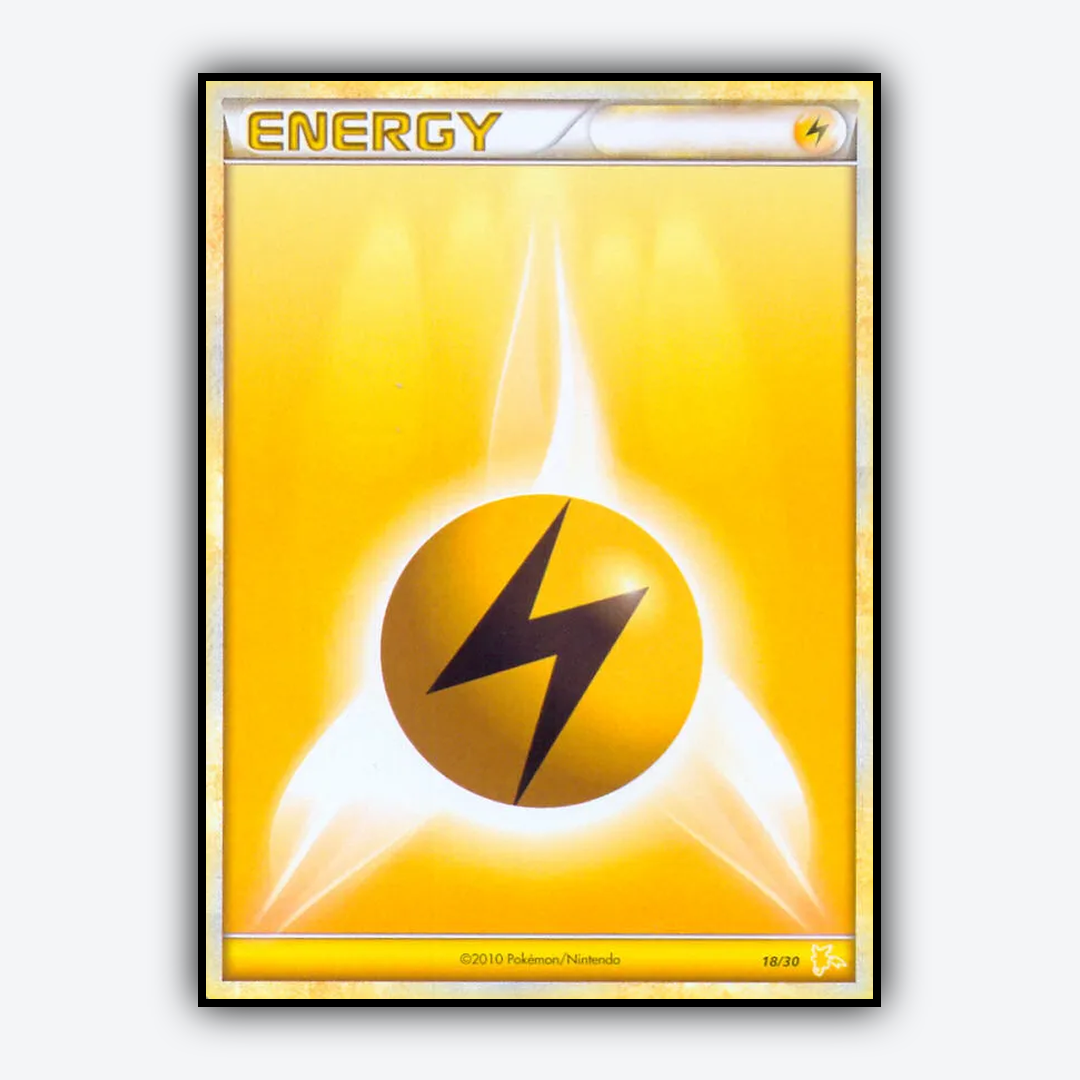 Lightning Energy 018/30 - HGSS Trainer Kit Raichu Set - Card Rug