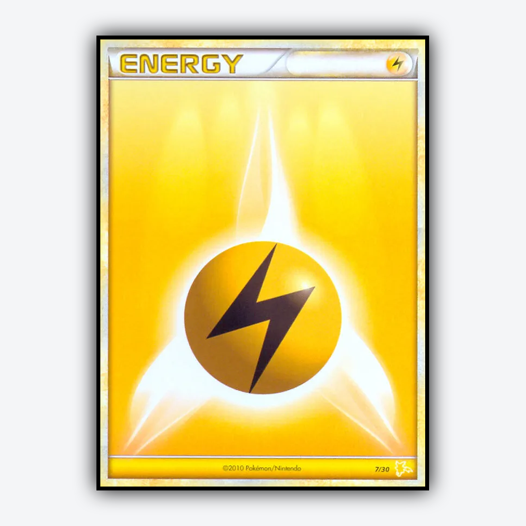 Lightning Energy 007/30 - HGSS Trainer Kit Raichu Set - Card Rug