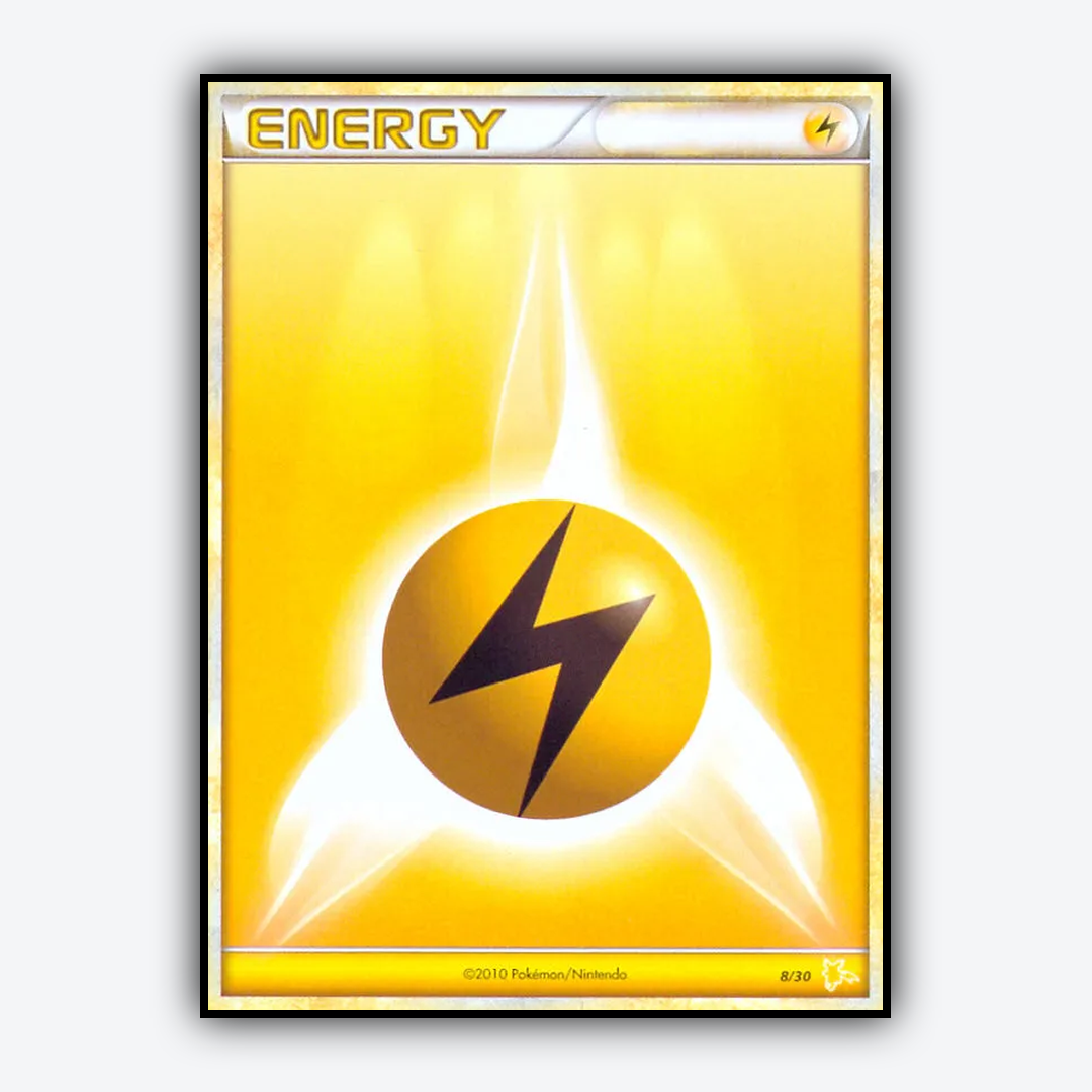 Lightning Energy 008/30 - HGSS Trainer Kit Raichu Set - Card Rug