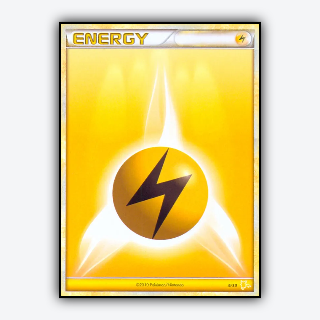 Lightning Energy 009/30 - HGSS Trainer Kit Raichu Set - Card Rug