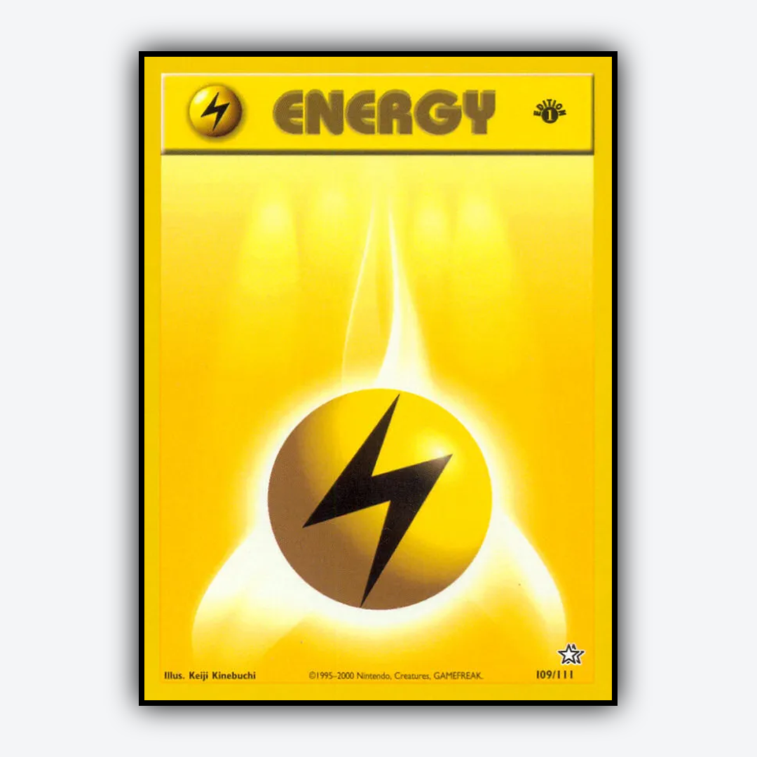 Lightning Energy 109/111 - Neo Genesis Set - Card Rug