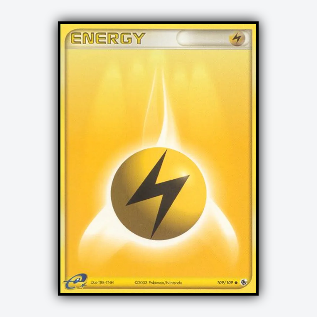 Lightning Energy 109/109 - Ruby & Sapphire Set - Card Rug