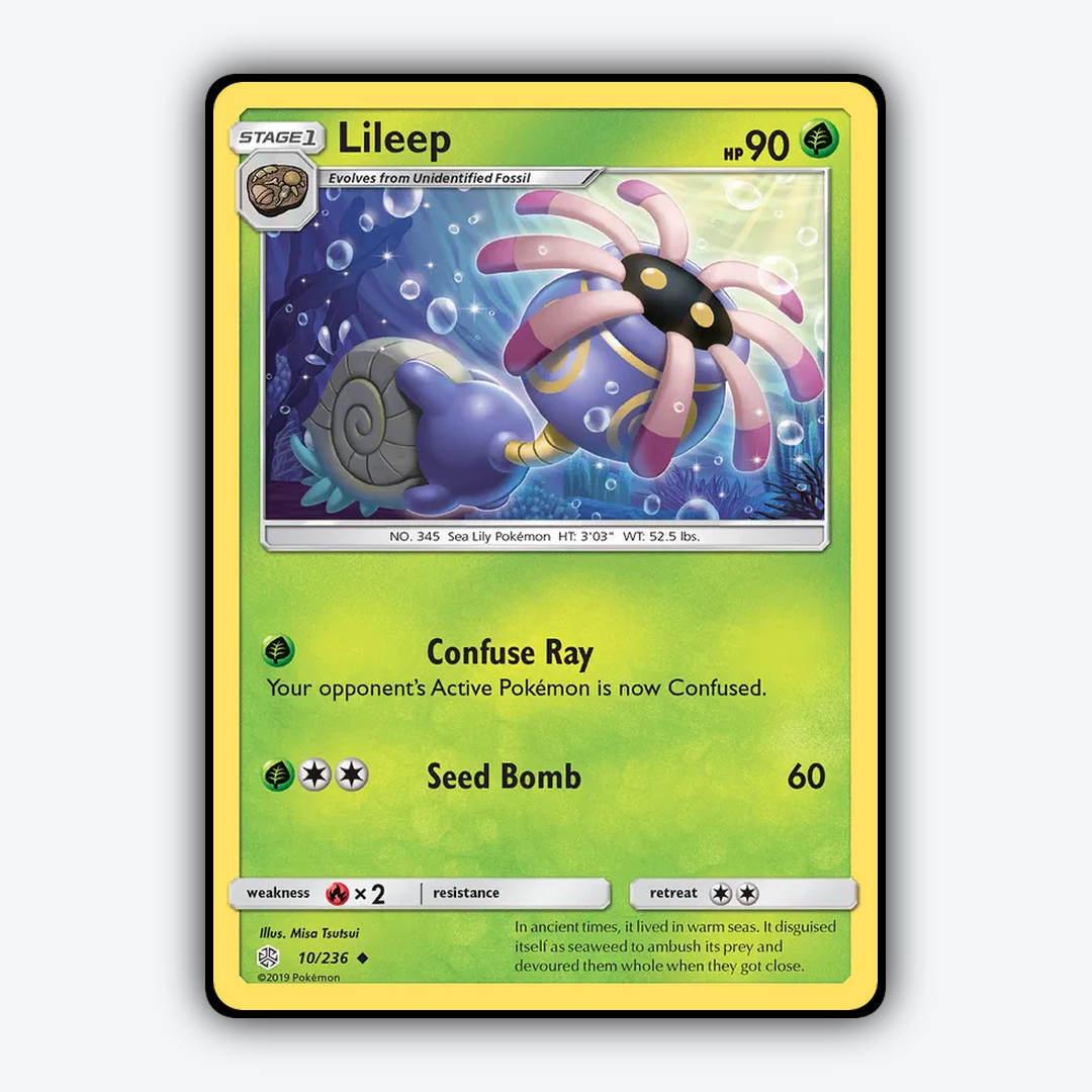 Lileep 010/236 - Cosmic Eclipse Set - Card Rug