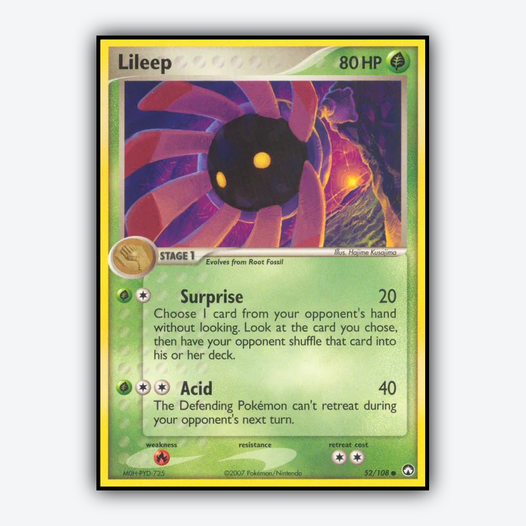 Lileep 052/108 - Power Keepers Set - Card Rug