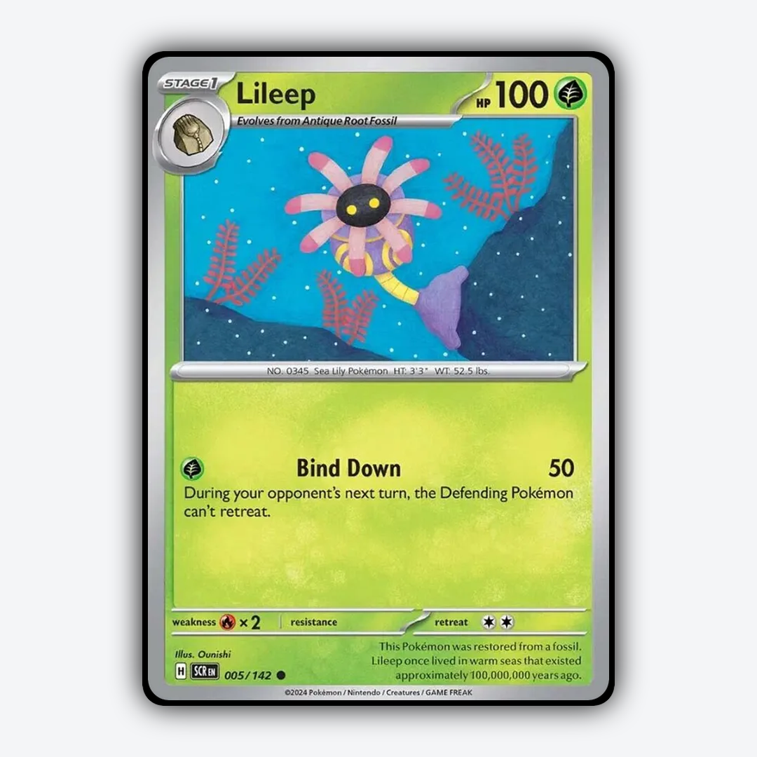 Lileep 005/142 - Stellar Crown Set - Card Rug