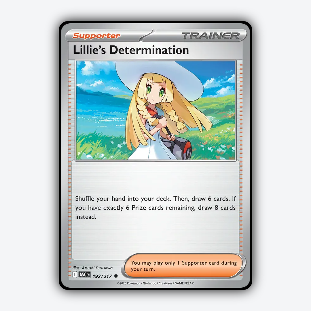Lillie's Determination 192/217 - Ascended Heroes Set - Card Rug