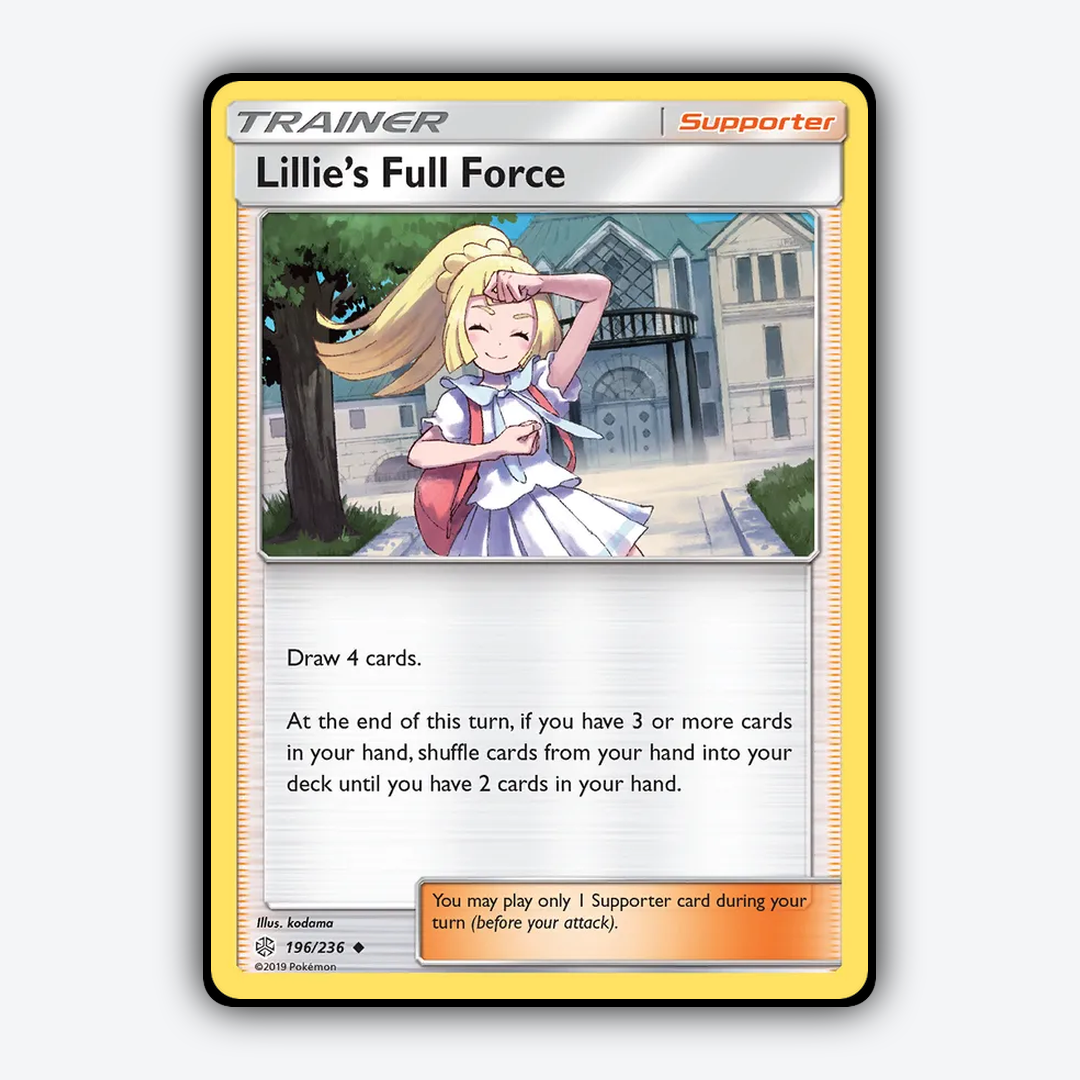 Lillie's Full Force 196/236 - Cosmic Eclipse Set - Card Rug