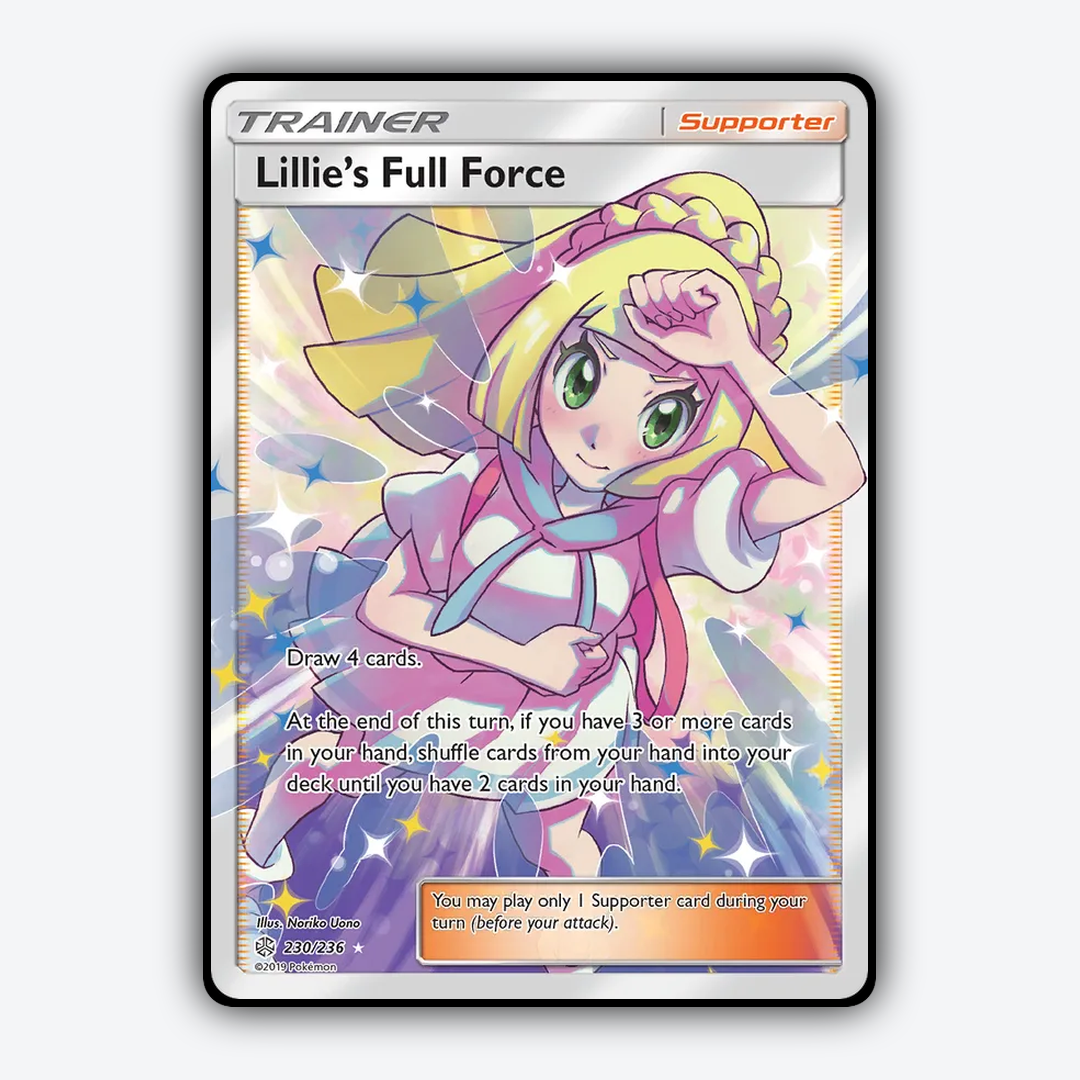 Lillie's Full Force 230/236 - Cosmic Eclipse Set - Card Rug