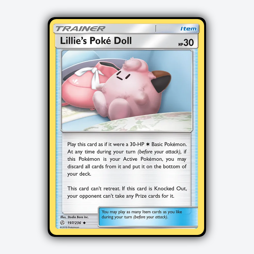 Lillie's Poké Doll 197/236 - Cosmic Eclipse Set - Card Rug